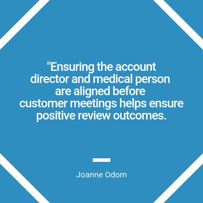 positive review outcomes quote graphic