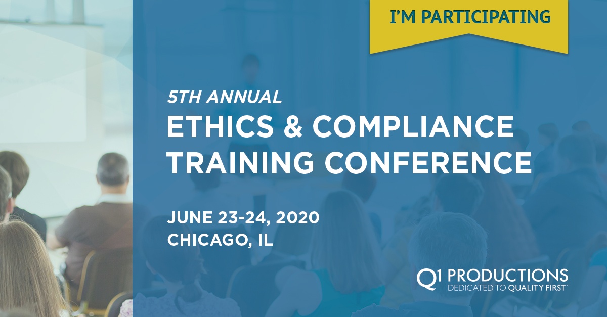 5th Annual Life Science Ethics and Compliance Training Conference Q1