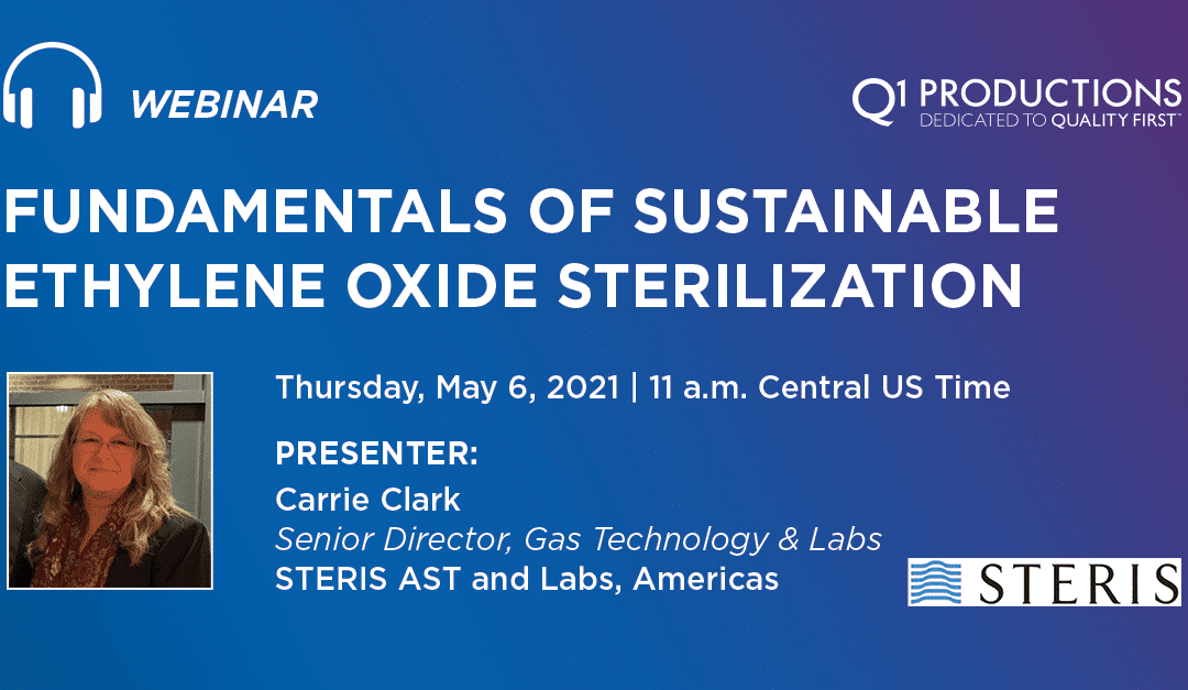 Fundamentals of Sustainable Ethylene Oxide Sterilization