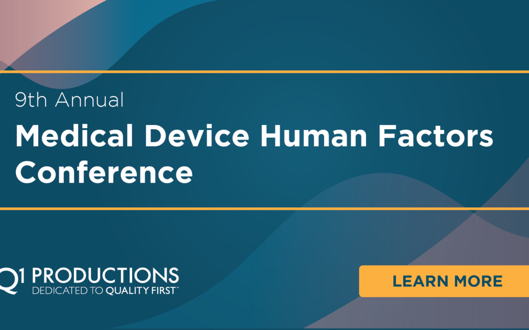 9th Annual Medical Device Human Factors Conference