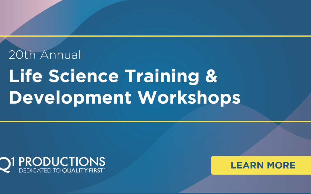 20th Annual Life Science Training & Development Workshops